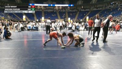 147 lbs 7th Place - Lucas Wright, Trinity vs Brecken Postler, Hampton