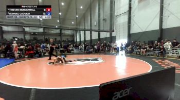 16U Boys FS - 94 lbs Cons. Semis - Tristan Mendenhall, ID vs Manuel Cacoilo, CA