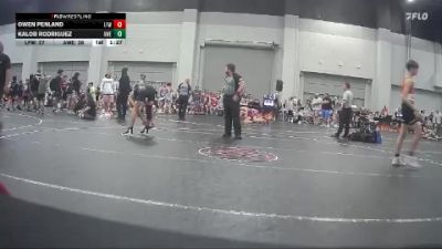 125 lbs Round 5 (8 Team) - Kalob Rodriguez, Arrhichions Will Elite vs Owen Penland, LaFayette Wrestling