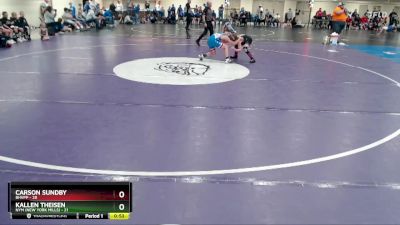 93 lbs Finals (8 Team) - Carson Sundby, BHVPP vs Kallen Theisen, NYM (New York Mills)