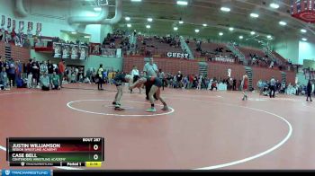 100 lbs Quarterfinal - Case Bell, Contenders Wrestling Academy vs Justin Williamson, Region Wrestling Academy