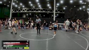 68 lbs Semis (4 Team) - Cameron Doroshenko, Mat Assassins Black vs Nico Distasio, Team Gotcha