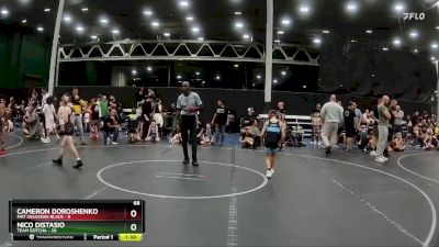 68 lbs Semis (4 Team) - Cameron Doroshenko, Mat Assassins Black vs Nico Distasio, Team Gotcha