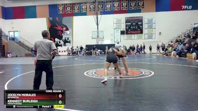 190 lbs Cons. Round 1 - Jocelyn Morales, Beaverton vs Kennedy Burleigh, Mountainside