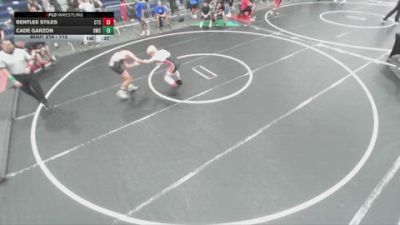 113 lbs Cons. Semi - Bentlee Stiles, Costa Training Center vs Cade Garzon, 951 Wrestling Club