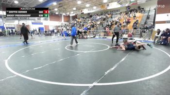 165 lbs Cons. Round 5 - Brody Preisendorf, Redwood vs Griffin Gerber, Oakdale