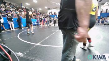 150 lbs Rr Rnd 2 - Kenzie Hartfield 2, OKC Saints Wrestling vs Mahlea Warrior, Tecumseh Youth Wrestling