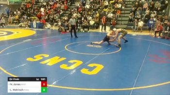 152 lbs Qtr-finals - Nick Jones, West Allegheny vs Logan Matrisch, Penn Trafford