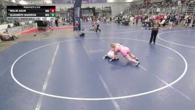 Junior Girls - 170 lbs 3rd Place Match - Millie Azlin, Raw Wrestling Club vs Elizabeth Madison, Ohio