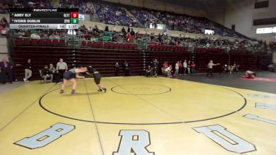 190 lbs Quarterfinal - Abby Ely, Blythewood vs Ivorie Dublin, Spring Valley