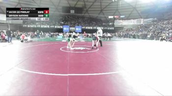 Boys 1B/2B 120 Champ. Round 2 - Jacob (JJ) Findlay, Newport vs Bryson Nations, Darrington