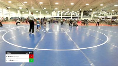 69 lbs Quarterfinal - Philip Burns III, MarcAurele WC vs Isaiah Latham, Southside WC