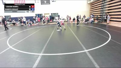 100 lbs Semis - Colton Hamill, WI vs Kamdyn Goulet, ND