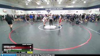 126 lbs Champ. Round 1 - Adonai Garza, Kent Meridian vs Benjamin Maldonado, Prosser