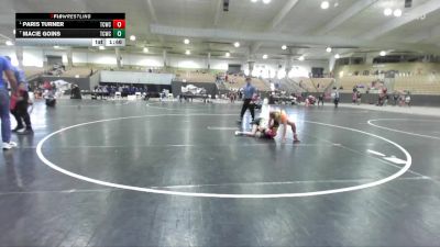 100 lbs 1st Place Match - Paris Turner, Rabbit Wrestling Club vs Macie Goins, Bradley Pride WC