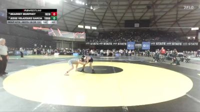 Boys 1B/2B 120 7th Place Match - Bearret Murphey, Freeman vs Jesse Velazquez Garcia, Tonasket