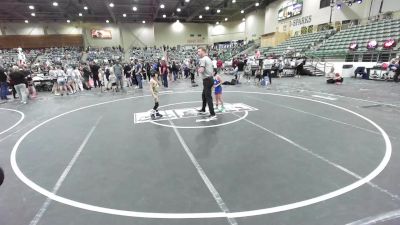 65 lbs Consi Of 16 #2 - Mason Hallum, All In Wr Acd vs Jaeden Caelix Felix, Delta Wrestling Club
