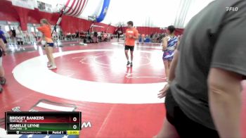 125 lbs Round 3 (6 Team) - Bridget Bankers, Team Blue vs Isabelle Leyhe, Team Pink