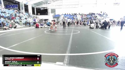 130 lbs Round 1 (4 Team) - Callahan Earnest, SEK Elite vs Wyatt Avila, Untouchables Purple