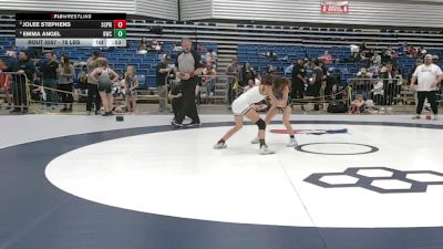 75 lbs Cons. Semis - Emma Angel, Reign Wrestling Club vs Jolee Stephens, South Central Punisher Wrestling