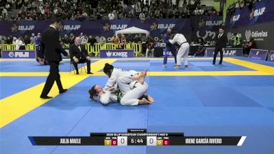 Irene García Rivero vs Julia Maele 2026 European Jiu-Jitsu IBJJF Championship