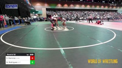 160 lbs Round Of 32 - Saul Ramirez, Exeter X-Men vs Norberto Rodriguez, Victory Wrestling Club,wa