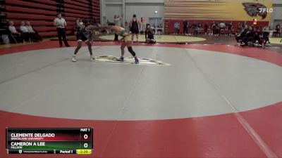 125 lbs Semifinal - Cameron A Lee, Millikin vs Clemente Delgado, Graceland University