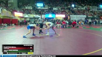 A - 182 lbs Quarterfinal - Clayton Beall, Hamilton vs Kale VanCampen, Havre