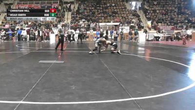 1A-4A 106 1st Place Match - Christian Hill, Oak Grove vs Noah Smith, Walter Wellborn