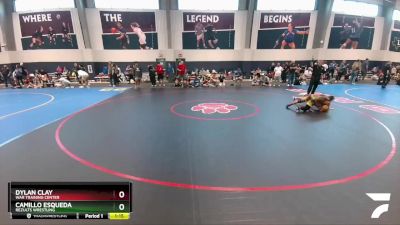 113 lbs Quarterfinal - Camillo Esqueda, ReZults Wrestling vs Dylan Clay, WAR Training Center