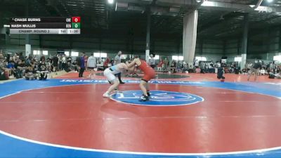 215 lbs Champ. Round 2 - Chase Burns, Chesapeake vs Nash Mullis, Believe 2 Achieve