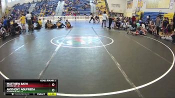 120 lbs Semis & Wb (16 Team) - Matthew Bath, Braves WC vs Anyhony Aqufreda, Altamonte WC