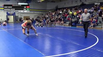 135 lbs Round 1 (8 Team) - Marissa Nolte, Benton Community vs Abby Bock, Lisbon