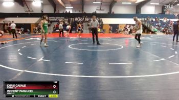 133 lbs Finals (2 Team) - Vincent Paolucci, York vs Chris Casale, Sussex