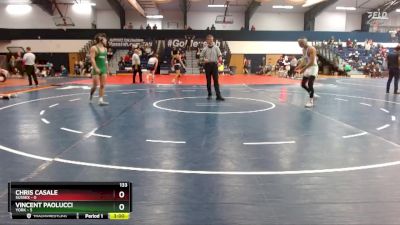 133 lbs Finals (2 Team) - Vincent Paolucci, York vs Chris Casale, Sussex