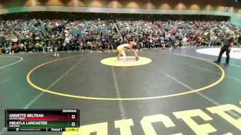 165 lbs Semifinal - Mikayla Lancaster, Gregori vs Annette Beltran, Silver Creek