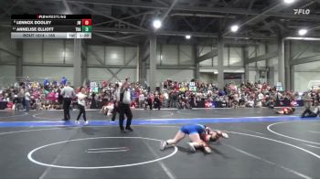 165 lbs Champ. Round 1 - Annelise Elliott, Trailblazer vs Lennox Dooley, Jeff West