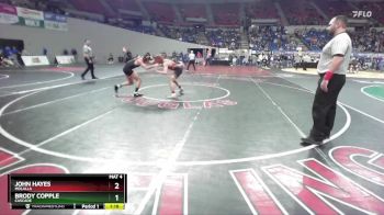 4A-138 lbs Semifinal - John Hayes, Molalla vs Brody Copple, Cascade