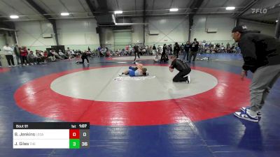 96 lbs Final - Brock Jenkins, Legacy Wrestling vs Jarek Giles, The Storm Wrestling Center