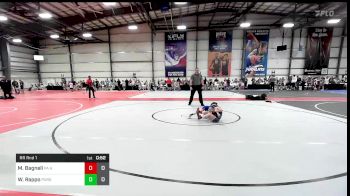 52 lbs Rr Rnd 1 - Muirenn Bagnell, PA Alliance Blue vs Wesley Rappo, Pursuit Wrestling Academy