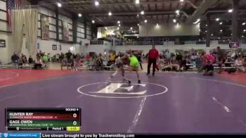 132 lbs Round 4 (6 Team) - Hunter Ray, SLAUGHTER HOUSE WRESTLING CLUB vs Gage Owen, HEADHUNTERS WRESTLING CLUB