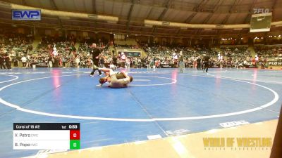 92 lbs Consi Of 16 #2 - Vincent Petro, Cowboy Wrestling Club vs Bryson Pope, Keystone Wrestling Club