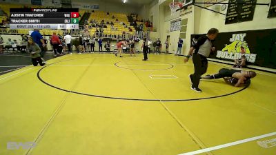 119 lbs Consolation - Austin Thatcher, Wagoner vs Tracker Smith, Salina