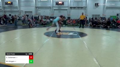 O-135 lbs Semifinal - Cole Coleman, OH vs Micah Kingen, MI