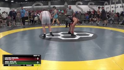 209 lbs Round 3 (8 Team) - Wes Wolke, Untouchables vs Jacob Endzel, Rebellion