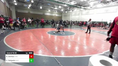 145 lbs Consi Of 16 #2 - Robert Santos, Chino Hills vs Caleb Delgado, Santa Rosa Academy