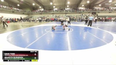 65 lbs Cons. Round 4 - Davis Todd, Wentzville Wrestling Federation-AAA vs Braedyn Burgeson, Mexico Youth Wrestling Club-AA