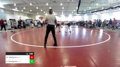 285 lbs Consolation - Michael Wolfgram, West Virginia vs Kaleb Snodgrass, Tennessee-Chattanooga