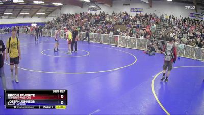 132 lbs Quarterfinal - Brodie Favorite, Hermiston Wrestling vs Joseph Johnson, Dallas Mat Club