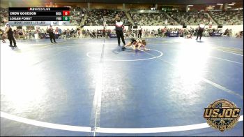 70 lbs Consi Of 8 #2 - Crew Goodson, Rough Riders vs Logan Forst, Predator Wrestling